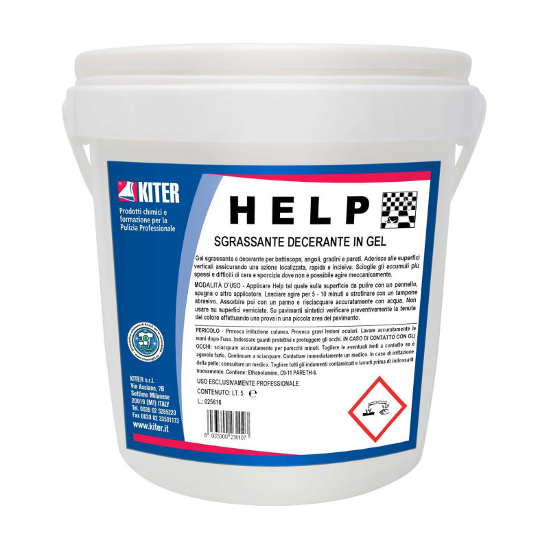 HELP KG 5 KITER Gel sgrassante e decerante