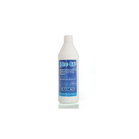 IDRO 86 LT 1 DIANOS Detergente fortemente alcalino ideale per la pulizia di fondo di pavimenti e superfici