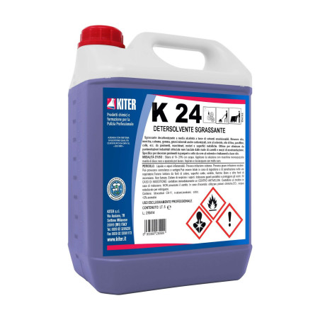 K 24 LT 5 KITER Detersolvente sgrassante emulsionabile per pavimenti industriali