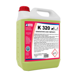 K 320 LT 5 KITER Detergente disincrostante a base di acido fosforico tamponato per grès monocotture