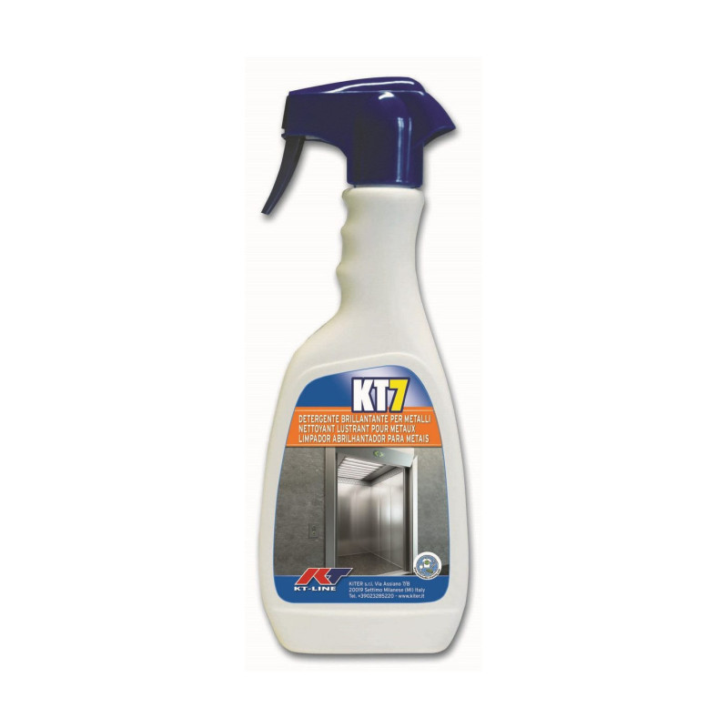 KT 7 ML 500 KITER Detergente brillantante per superfici metalliche, acciaio e alluminio