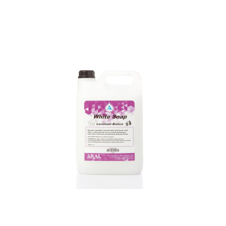 LAVAMANI WHITE SOAP KG 5 SAPONE MANI PROFUMO FIORITO