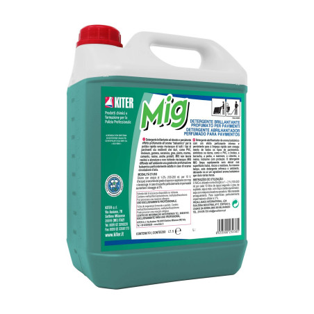 MIG LT 5 KITER Detergente neutro brillantante alcolico profumato per pavimenti