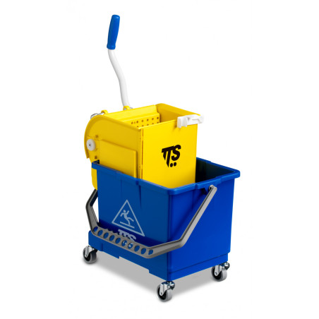 Carrello Mini Bucket lt. 17 con strizzatore O-Key