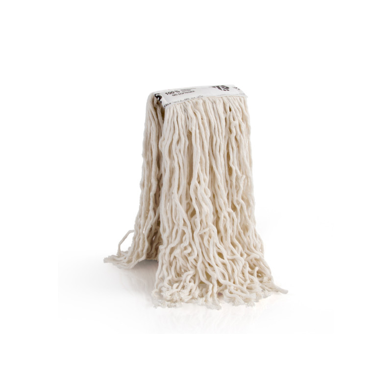 Mop con filo ritorto gr. 400 con fascia mm 50