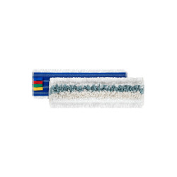 Panno di ricambio micro-ricciolo blu in microfibra cm. 60 sistema a strappo Tris