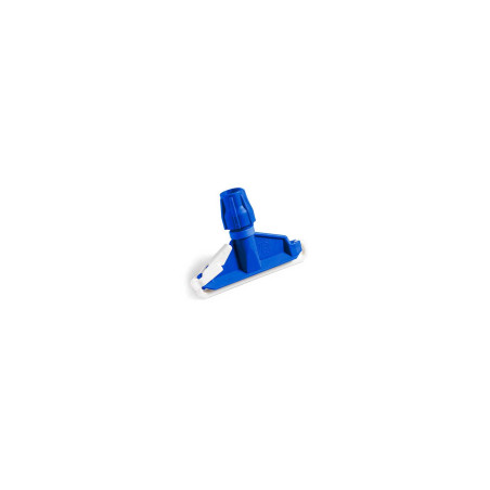 Pinza per mop in plastica blu
