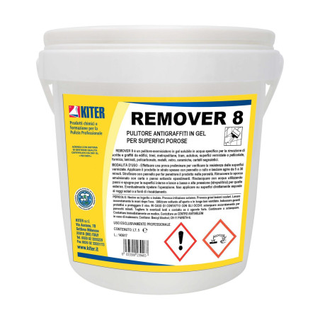 REMOVER 8 KITER LT 5 Pulitore antigraffiti per superfici porose