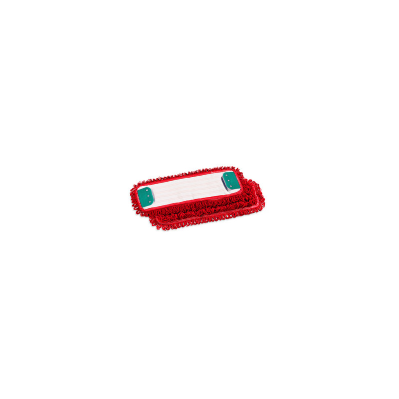 Ricambio Wet System cm. 40 x 13 in microfibra rossa e bordo rosso