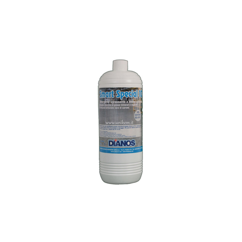 SMART SPECIAL 10 LT 1 Detergente liquido sgrassante a bassa schiuma senza solventi, di rapido effetto su grasso e sporco tenace