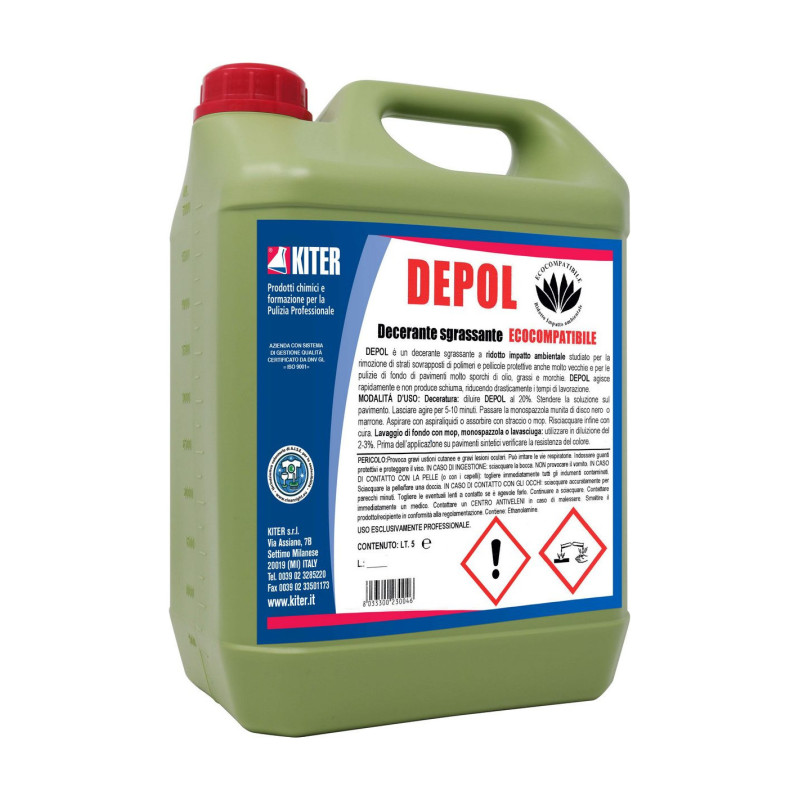 DEPOL CAM LT 5 KITER Decerante sgrassante ecocompatibile