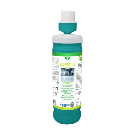 SCRUBBER CAM 0.1 LT 1 KITER Determanutentore alcalino ECOCOMPATIBILE ULTRACONCENTRATO per lavasciuga