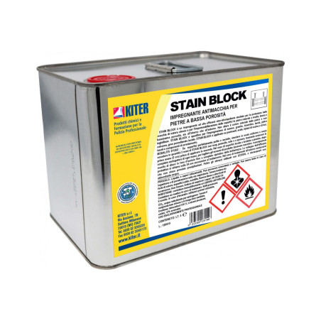 STAIN BLOCK LT 5 KITER Impregnante antimacchia per pietre a bassa porosità