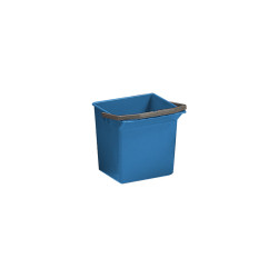 Secchio blu polipropilene lt. 6 con manico