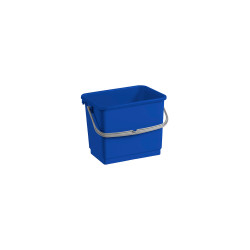 Secchio blu lt. 4 con maniglia in plastica