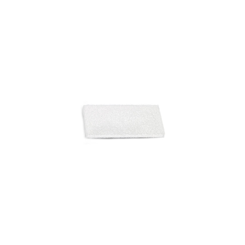 Tampone abrasivo per Terfir cm. 25x12 bianco