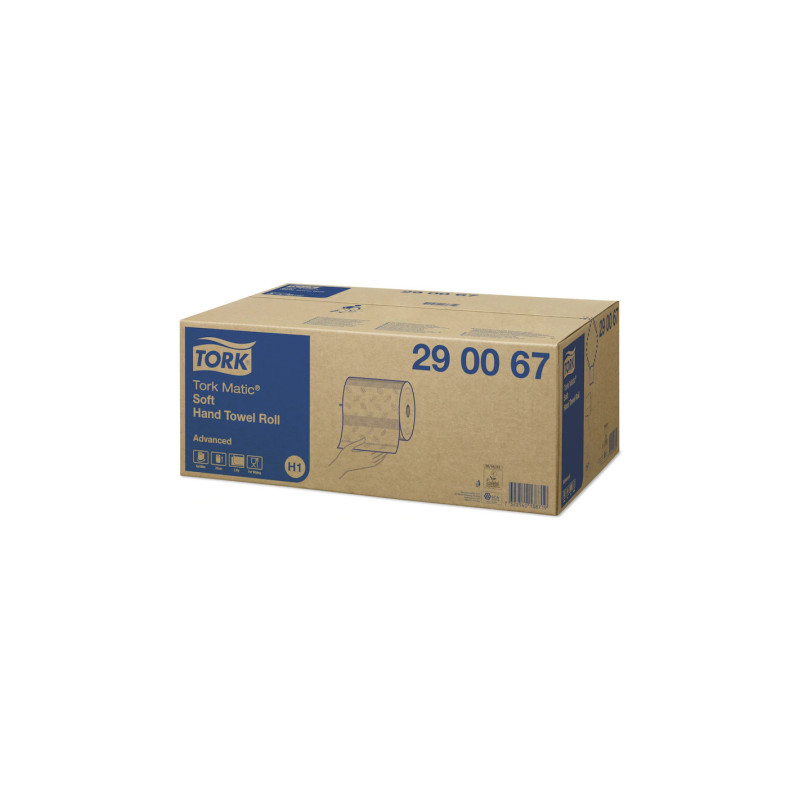 Tork Matic Asciugamani a rotolo Soft BIANCO Advanced 2 veli 6 rotoli Ecolabel - H1
