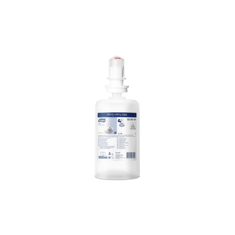 Tork Sapone a schiuma delicato Ecolabel CON RISCIACQUO LT 1 - S4