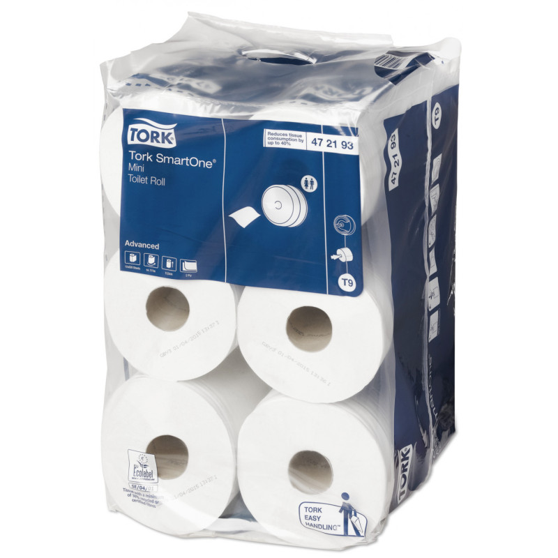 Tork Rotolo carta igienica SmartOne Mini AD ESTRAZIONE 12 rotoli Ecolabel - T9