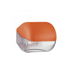 DISPENSER CARTA IGIENICA ROTOLINO O INTERFOGLIATA ARANCIO