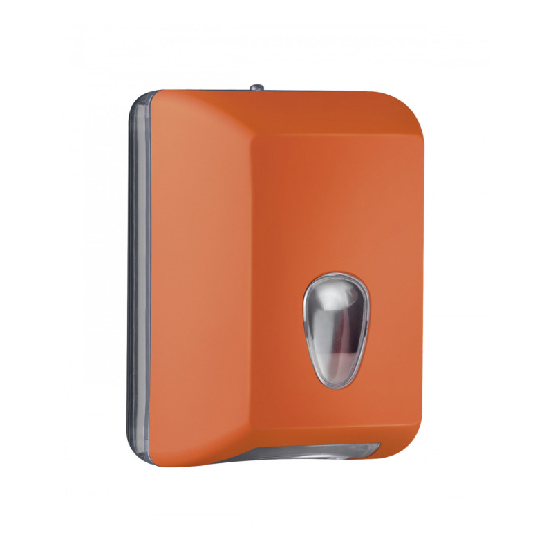 DISPENSER PER CARTA IGIENICA INTERCALATA ARANCIO