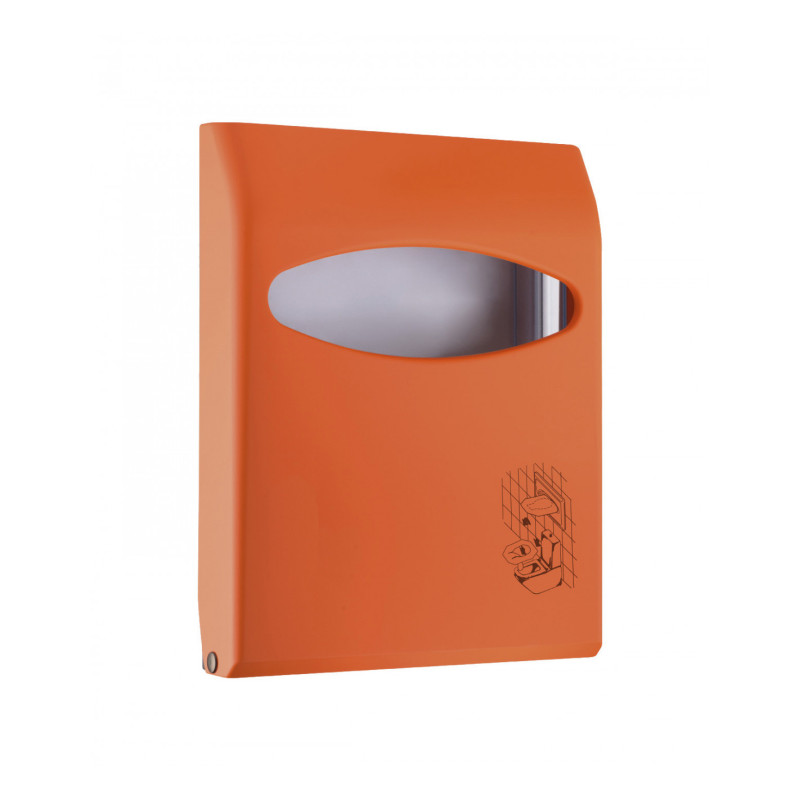 DISPENSER CARTA COPRI WATER ARANCIO