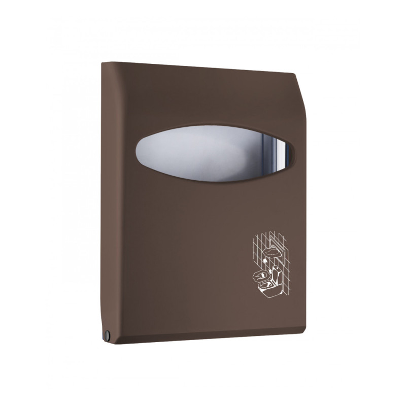 DISPENSER CARTA COPRI WATER MARRONE