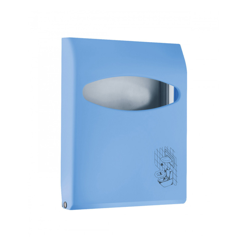 DISPENSER CARTA COPRI WATER BLU