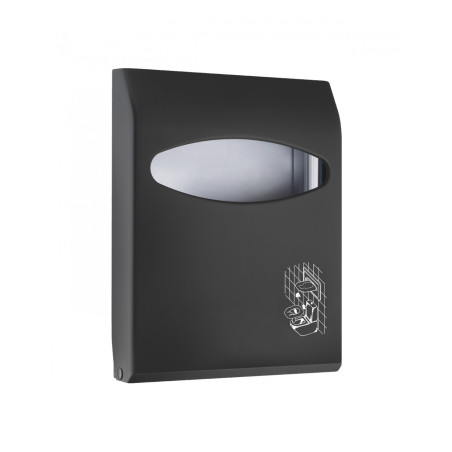 DISPENSER CARTA COPRI WATER NERO