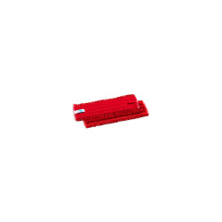 Ricambio Microriccio cm. 42 con velcro rosso laccio rosso + microfibra
