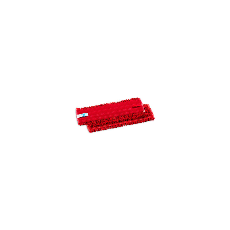 Ricambio Microriccio cm. 42 con velcro rosso laccio rosso + microfibra