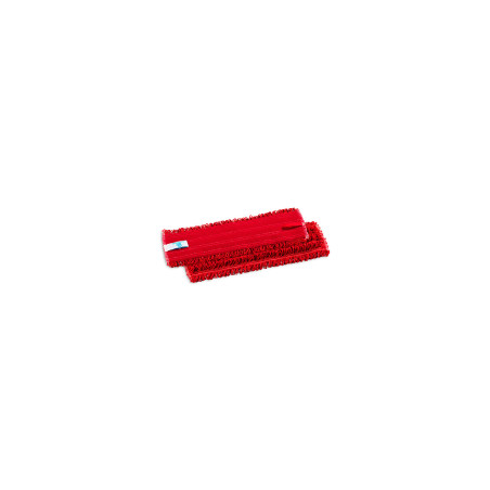 Ricambio Microriccio cm. 42 con velcro rosso laccio rosso + microfibra