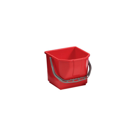 Secchio rosso in Polipropilene lt. 15 conf.