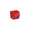 Secchio rosso in Polipropilene lt. 15 conf.
