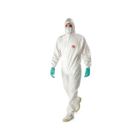 TUTA PROTETTIVA IN LAMINATO ANTISTATICO TYVEK CON CAPPUCCIO MIS. XXL