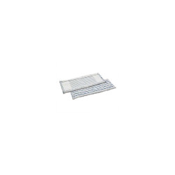 Panno Wet system con tasche  cm. 40x13 striato blu - frangia