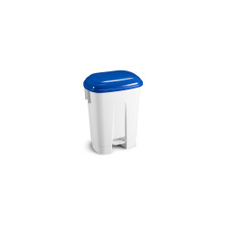 Pattumiera Derby con pedale e coperchio blu lt. 60 haccp
