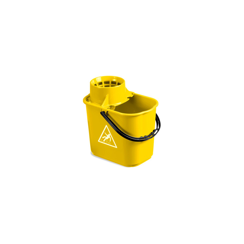 Secchio Easy lt. 14 giallo con strizzino