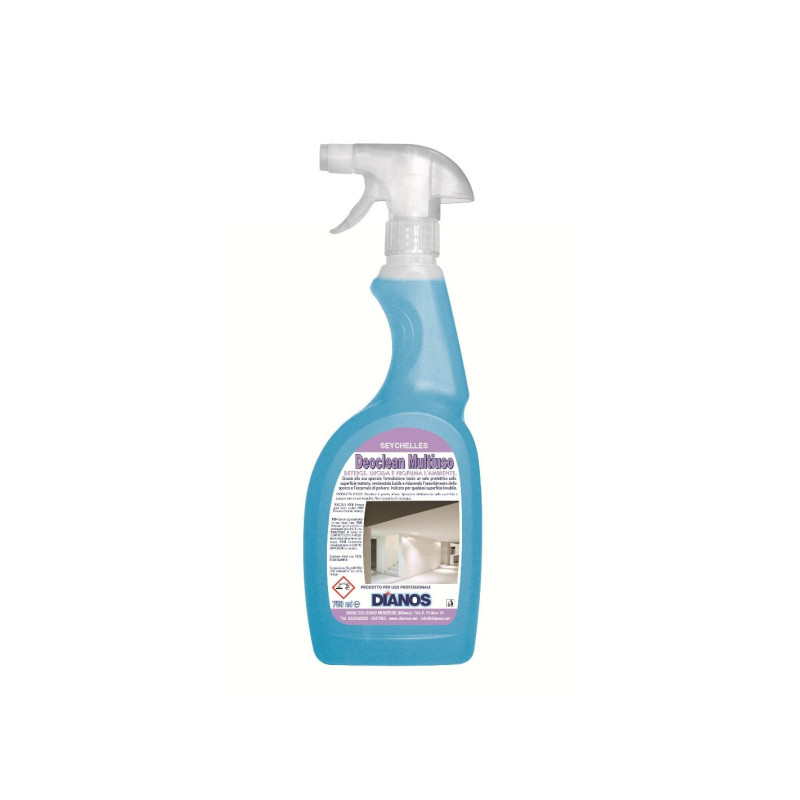 DEOCLEAN MULTIUSO SEYCHELLES ML 750 DIANOS Detergente pronto all’uso multisuperficie intensamente profumato