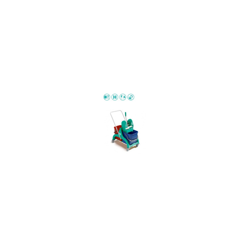 Carrello Nick Tec doppio con maniglia Rilsan