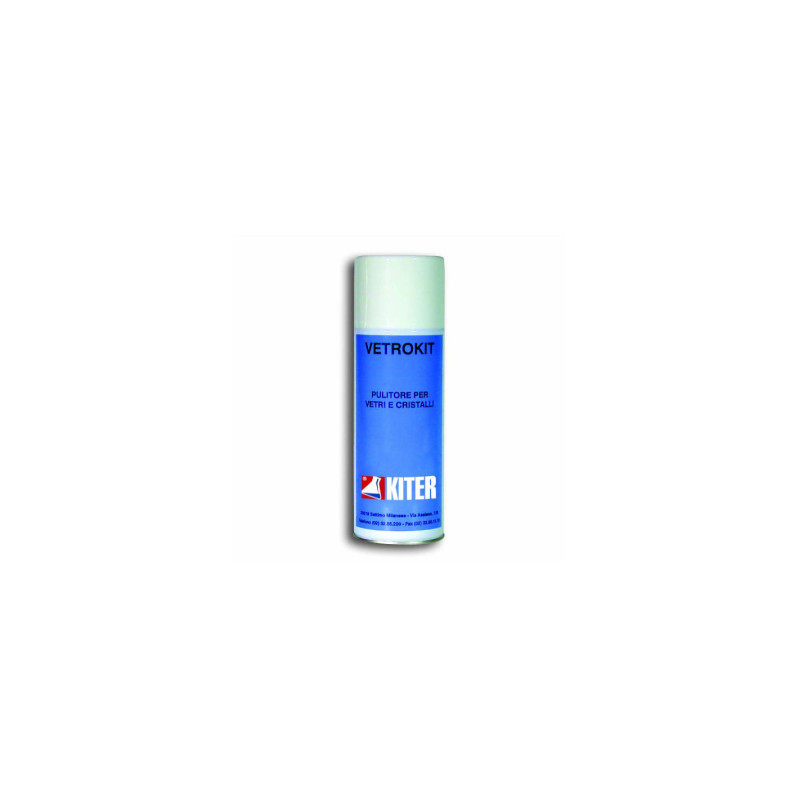 VETROKIT ML 400 KITER Pulitore aerosol a schiuma attiva per vetri specchi cristalli