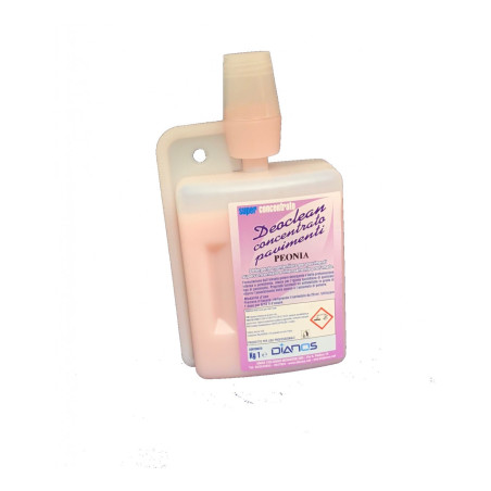 DEOCLEAN SUPERCONCENTRATO PEONIA LT 1 DIANOS Detergente con dosatore profumato con proprietà lucidanti ed antistatiche
