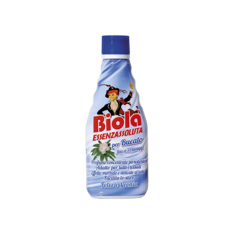 BIOLA' PROFUMATORE PER BUCATO ESSENZA ASSOLUTA ML 250 PROFUMO FELCE E PEONIA