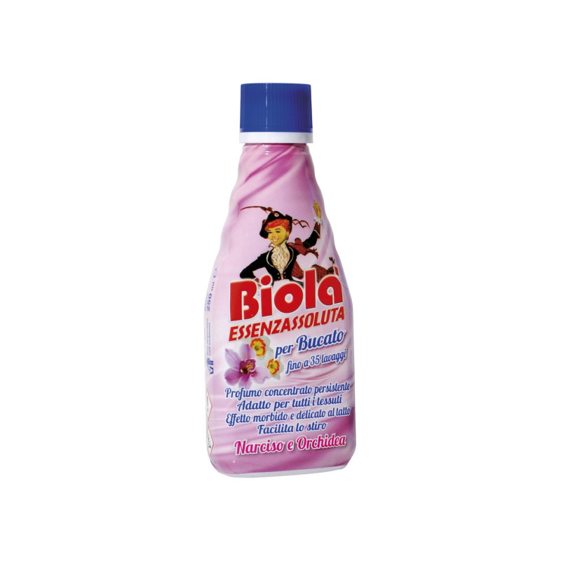 BIOLA' PROFUMATORE PER BUCATO ESSENZA ASSOLUTA ML 250 PROFUMO NARCISO E ORCHIDEA