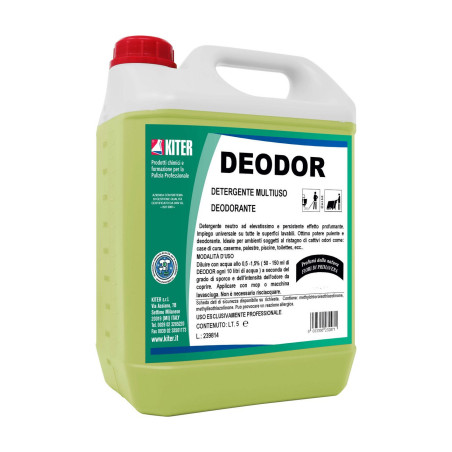 DEODOR LT 5 KITER Detergente multiuso ad elevato effetto profumante