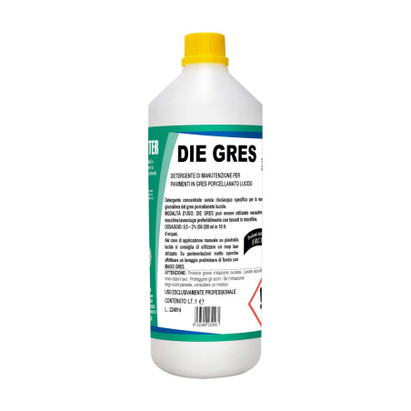 DIE GRES LT 1 KITER Detergente senza aloni per pavimenti gres porcellanato ceramica pietre silicee