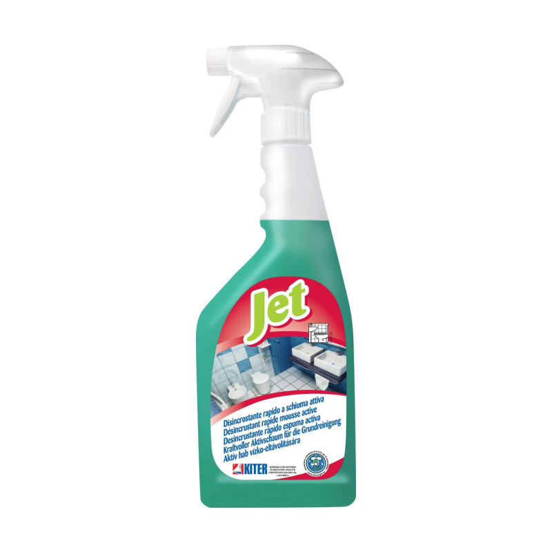 JET ML 750 KITER Schiuma attiva anticalcare disincrostante per rubinetterie sanitari pavimenti e pareti