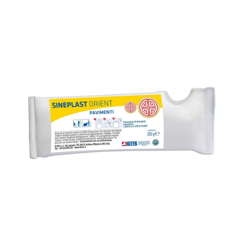 SINEPLAST ORIENT KITER ML 250 per la preparazione di canestri da 5 litri di detergente concentrato per pavimenti
