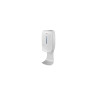 DISPENSER SAPONE AUTOMATICO TOUCHLESS BIANCO A RIEMPIMENTO MANUALE COMPLETO DI RACCOGLI GOCCIA A BATTERIE