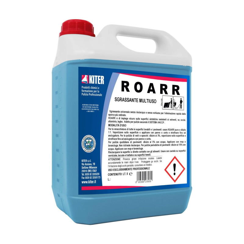 ROARR LT 5 KITER sgrassante universale profumato DIVORA LO SPORCO